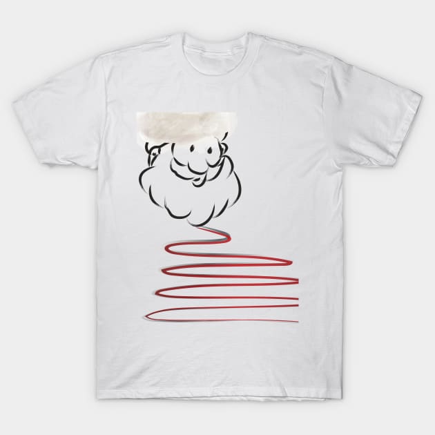 Santa T-Shirt by Salma Ismail